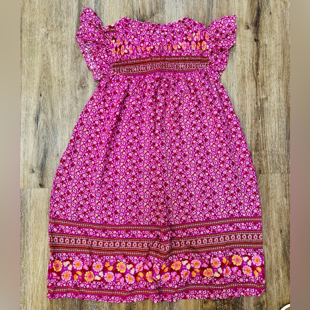 Pink Floral Sundress